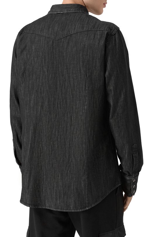 Джинсовая рубашка Dsquared2 S74DM0936/S30826 Чёрный  S74DM0936/S30826 Фото 4