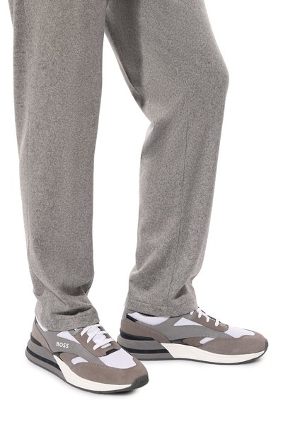 Комбинированные кроссовки BOSS, арт. 50499076, фото 3