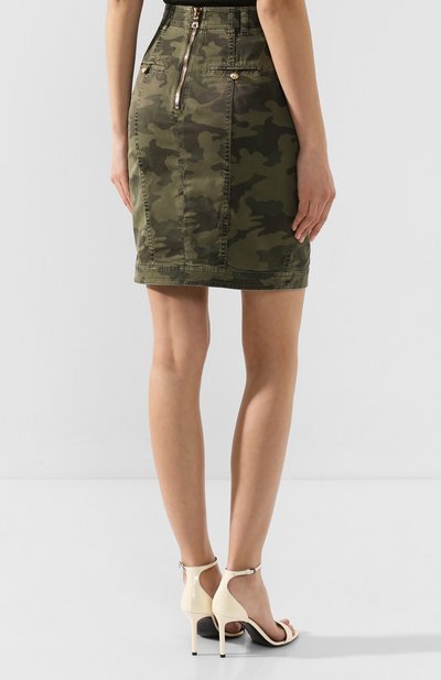 Джинсовая юбка BALMAIN, арт. TF14308/D015, фото 4