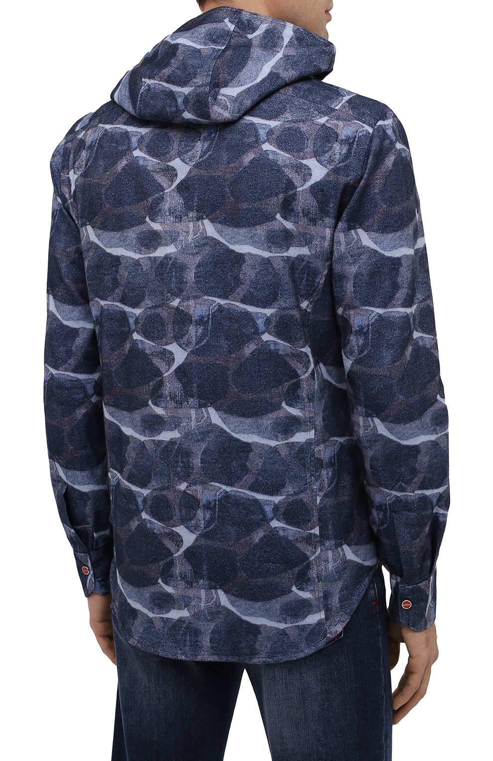 Хлопковая рубашка KITON, арт. UMCMARH0748301, фото 4