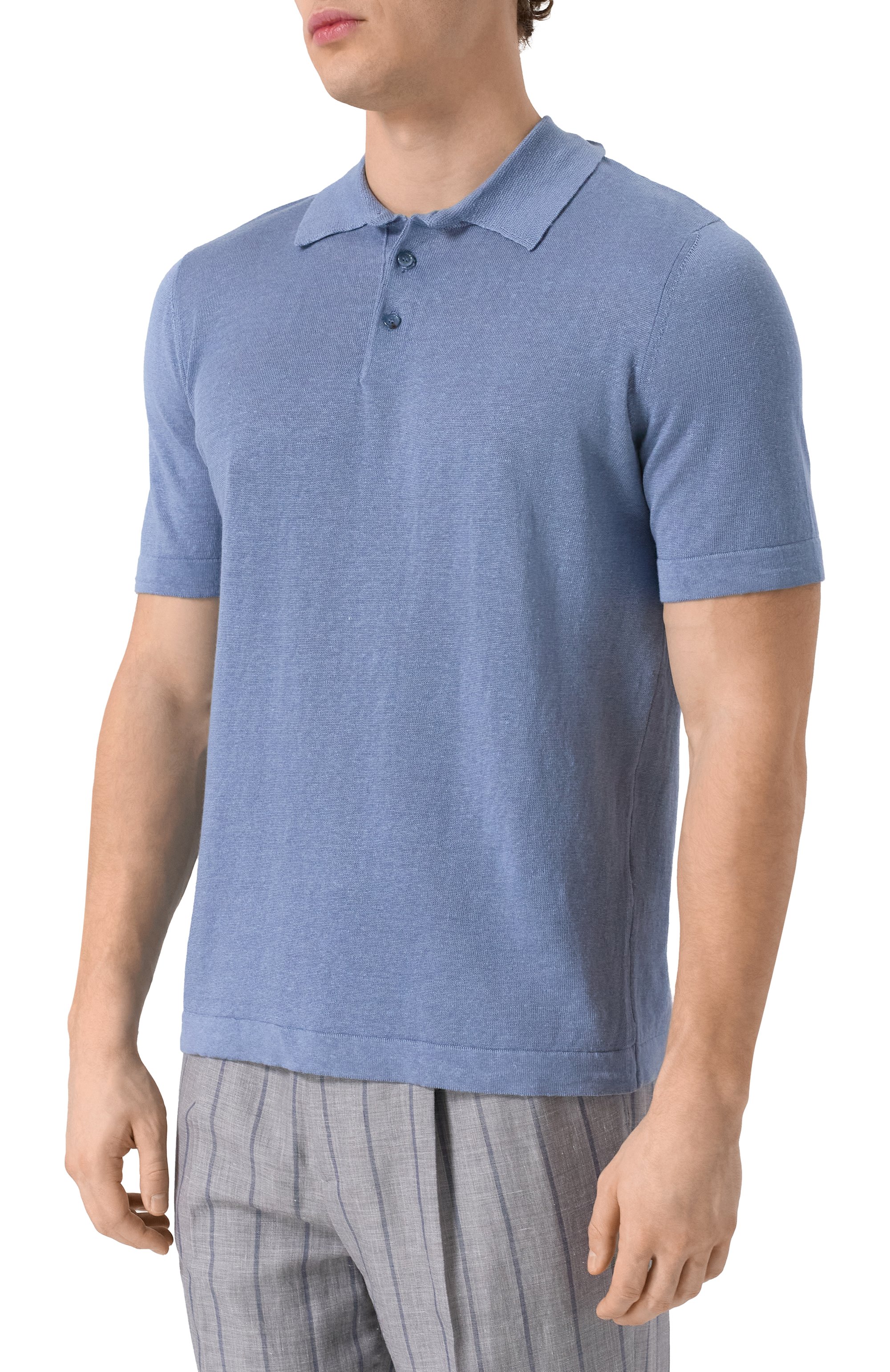 Поло изо льна и кашемира MVST, арт. 25E/X1P/0/A002/7639, фото 3