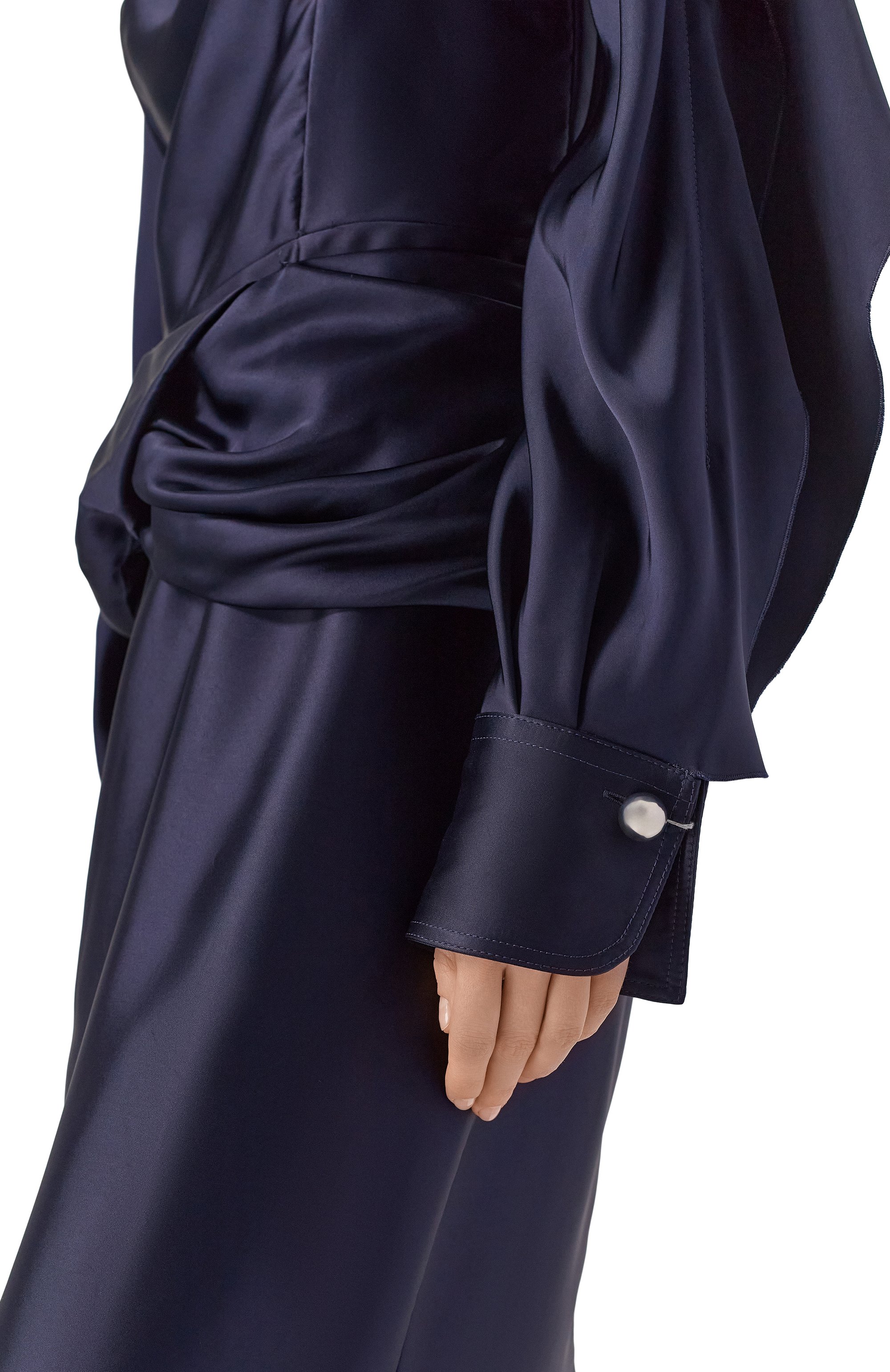 Атласное платье LANVIN, арт. RW-DR0042-6245-P26, фото 4