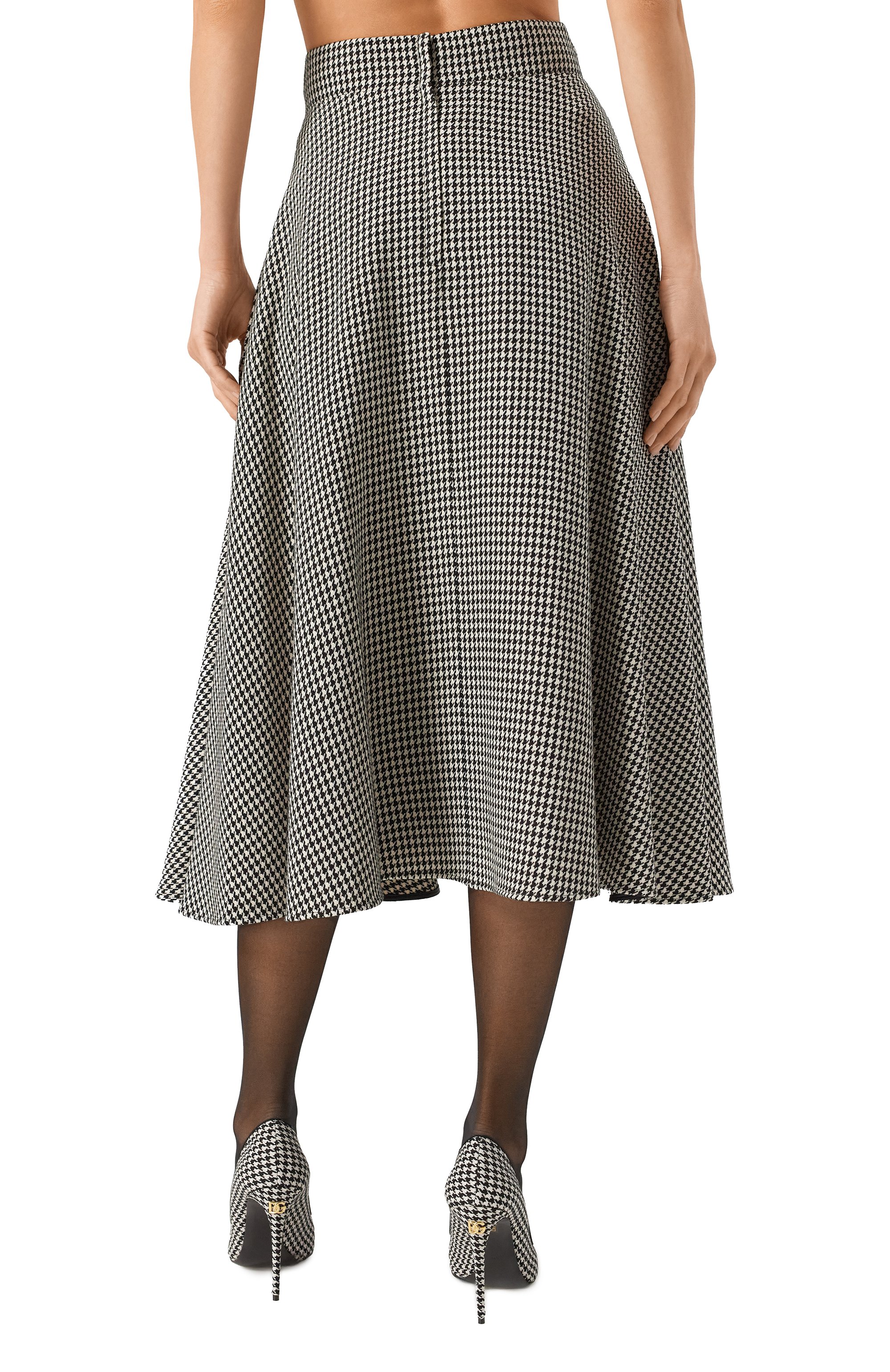 Юбка из шерсти и вискозы DOLCE & GABBANA, арт. F4CWUT/FQ3F1, фото 4