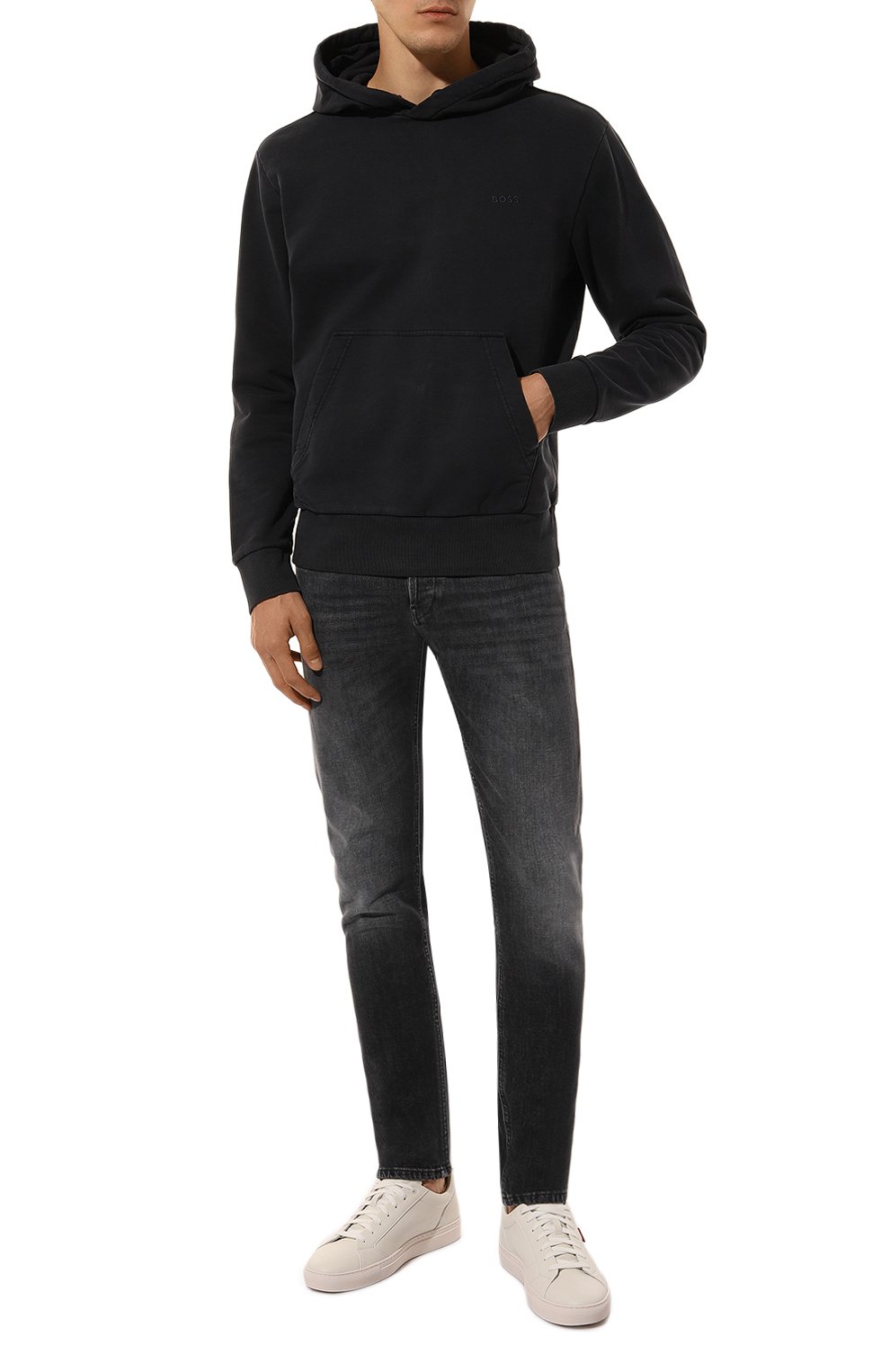 Хлопковое худи BOSS ORANGE, арт. 50523827, фото 2