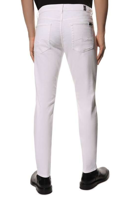 Джинсы Slimmy 7 For All Mankind JSMSP460QQ Белый  JSMSP460QQ Фото 4