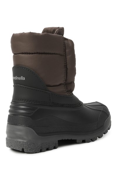 Утепленные полусапоги RONDINELLA коричневого цвета по цене 17950 руб., арт. NEVE10F/24-27, фото 3 Утепленные полусапоги RONDINELLA, арт. NEVE10F/24-27, фото 3