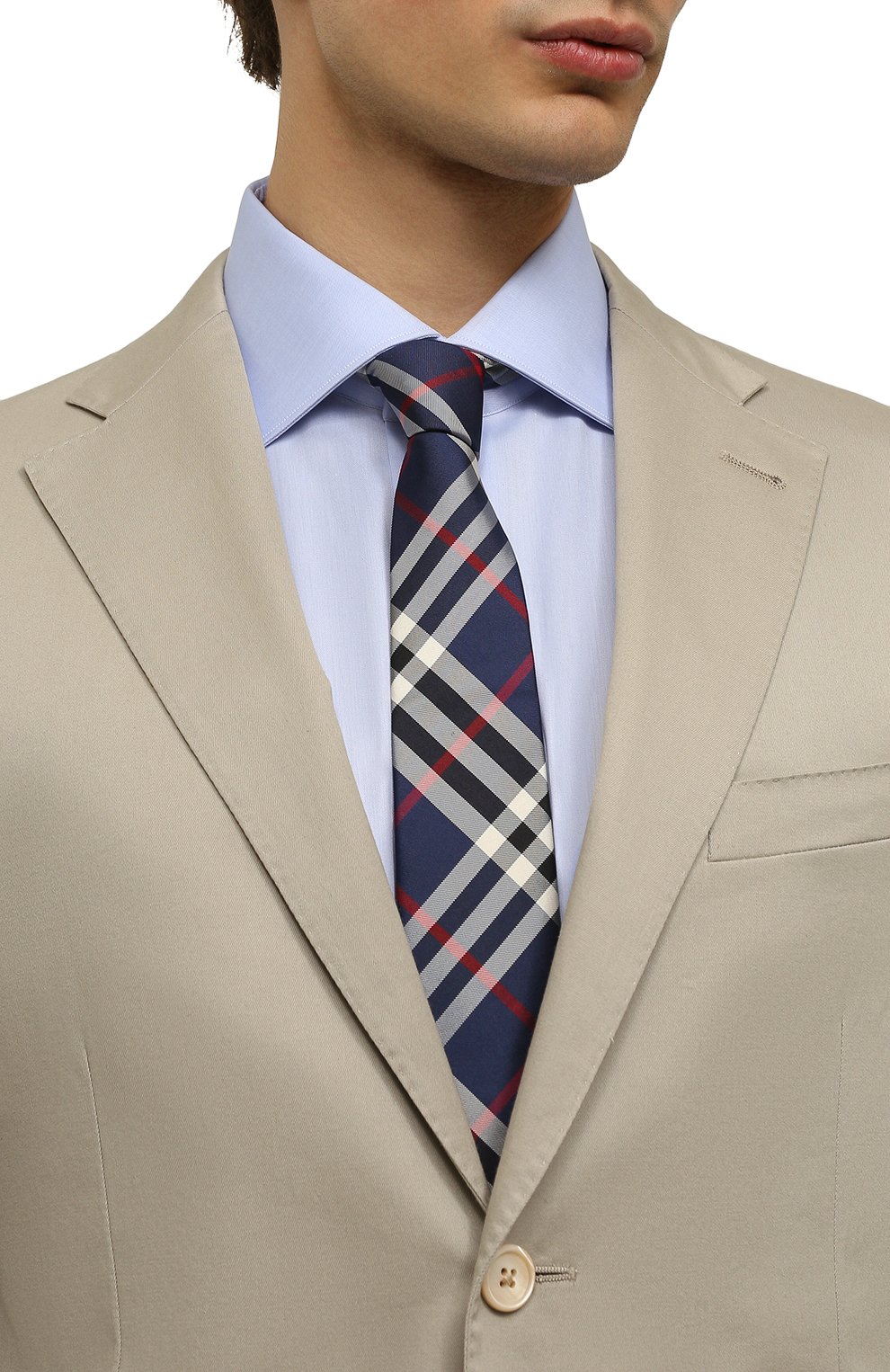 Шелковый галстук BURBERRY, арт. 8002113, фото 2