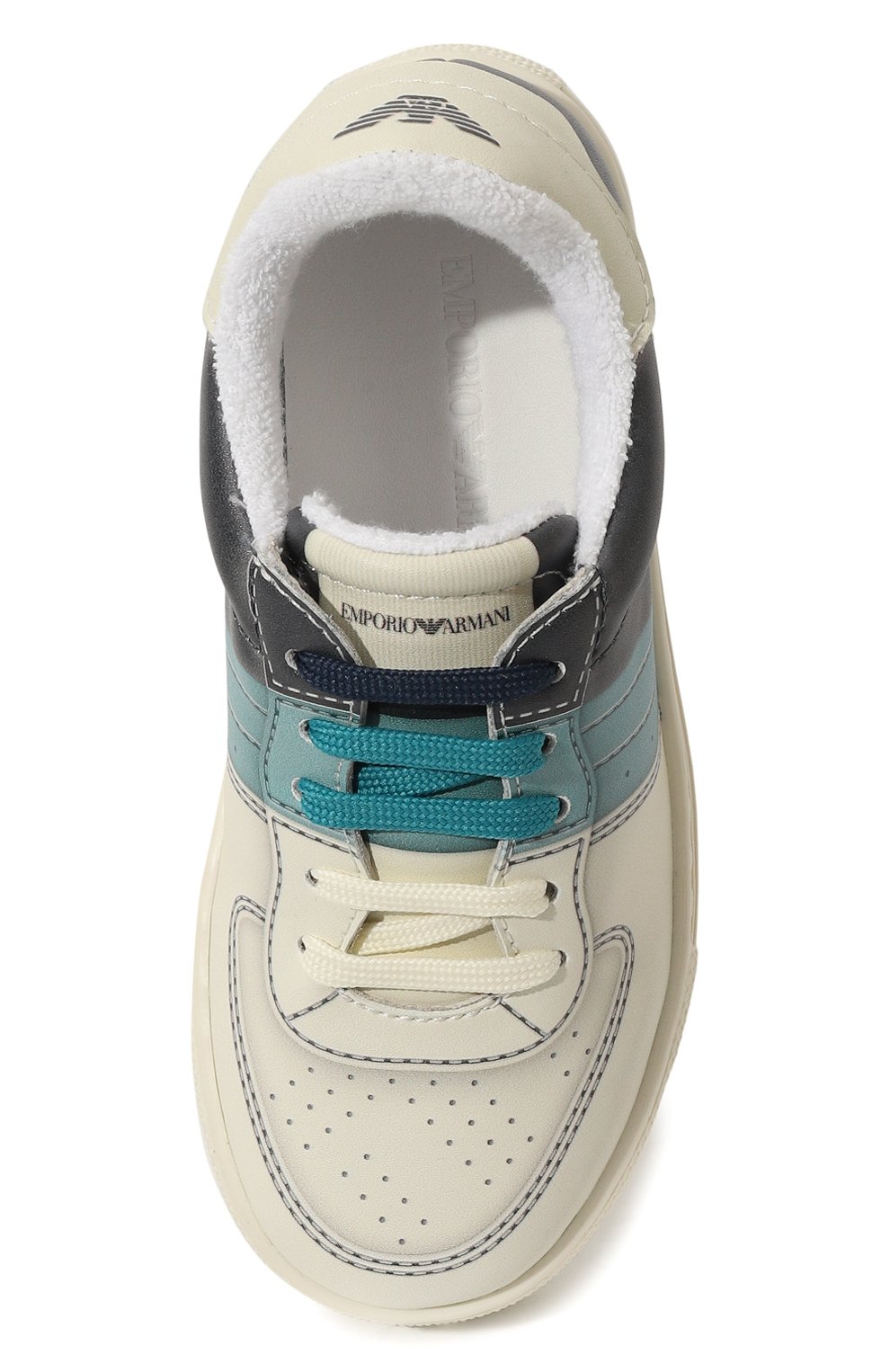 Кожаные кеды EMPORIO ARMANI, арт. XXX011/X0I79, фото 4