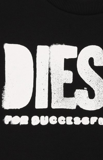 Хлопковый свитшот DIESEL, арт. J02619/0GEAD, фото 3