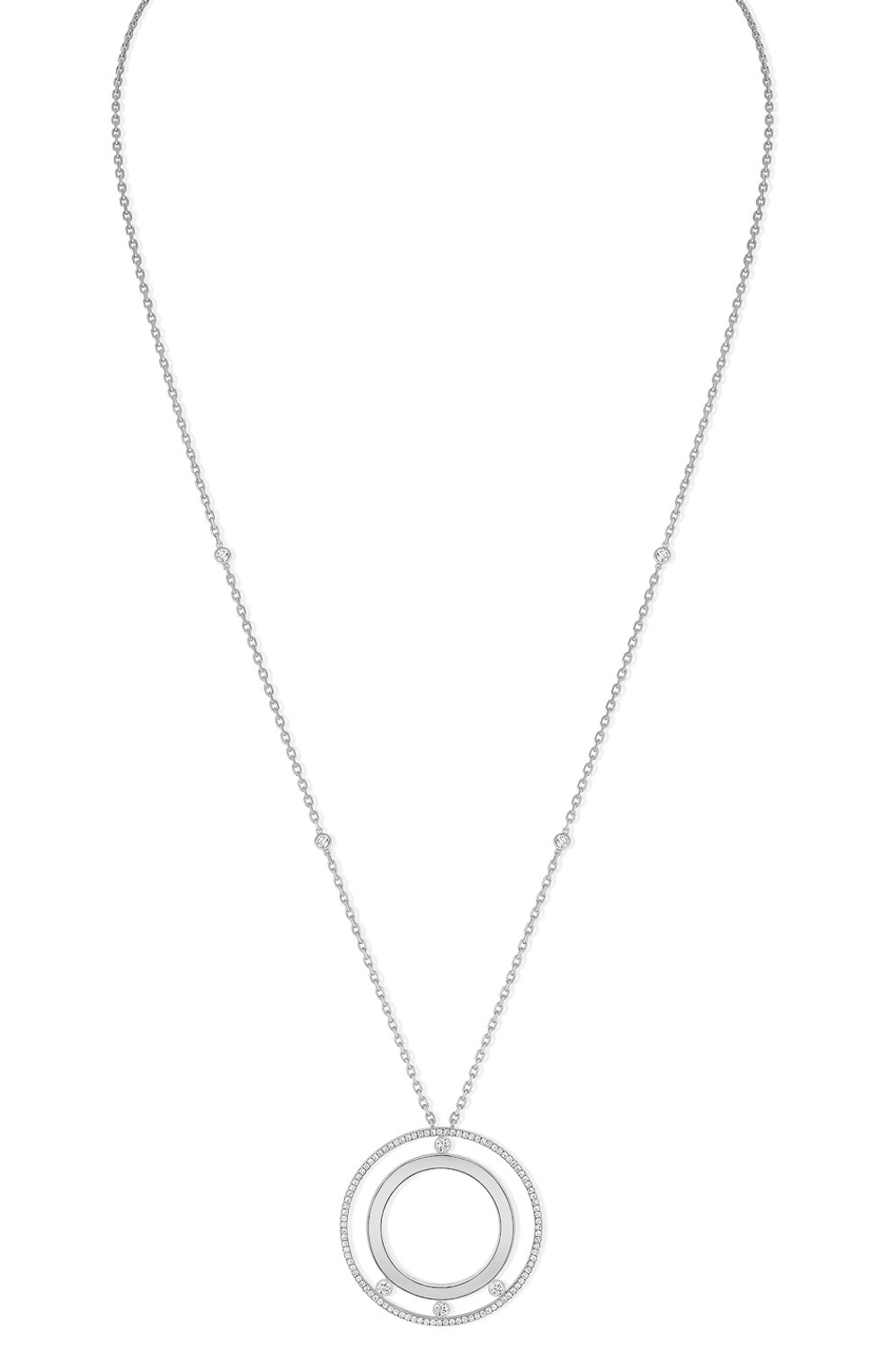 Колье MESSIKA бесцветного цвета по цене 1404000 руб., арт. 11169-WG, фото 1 Колье MESSIKA, арт. 11169-WG, фото 1