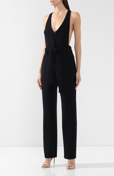 Шерстяной комбинезон GIORGIO ARMANI темно-синего цвета по цене 282500 руб., арт. 9WHVD009/T001J, фото 3 Шерстяной комбинезон GIORGIO ARMANI, арт. 9WHVD009/T001J, фото 3
