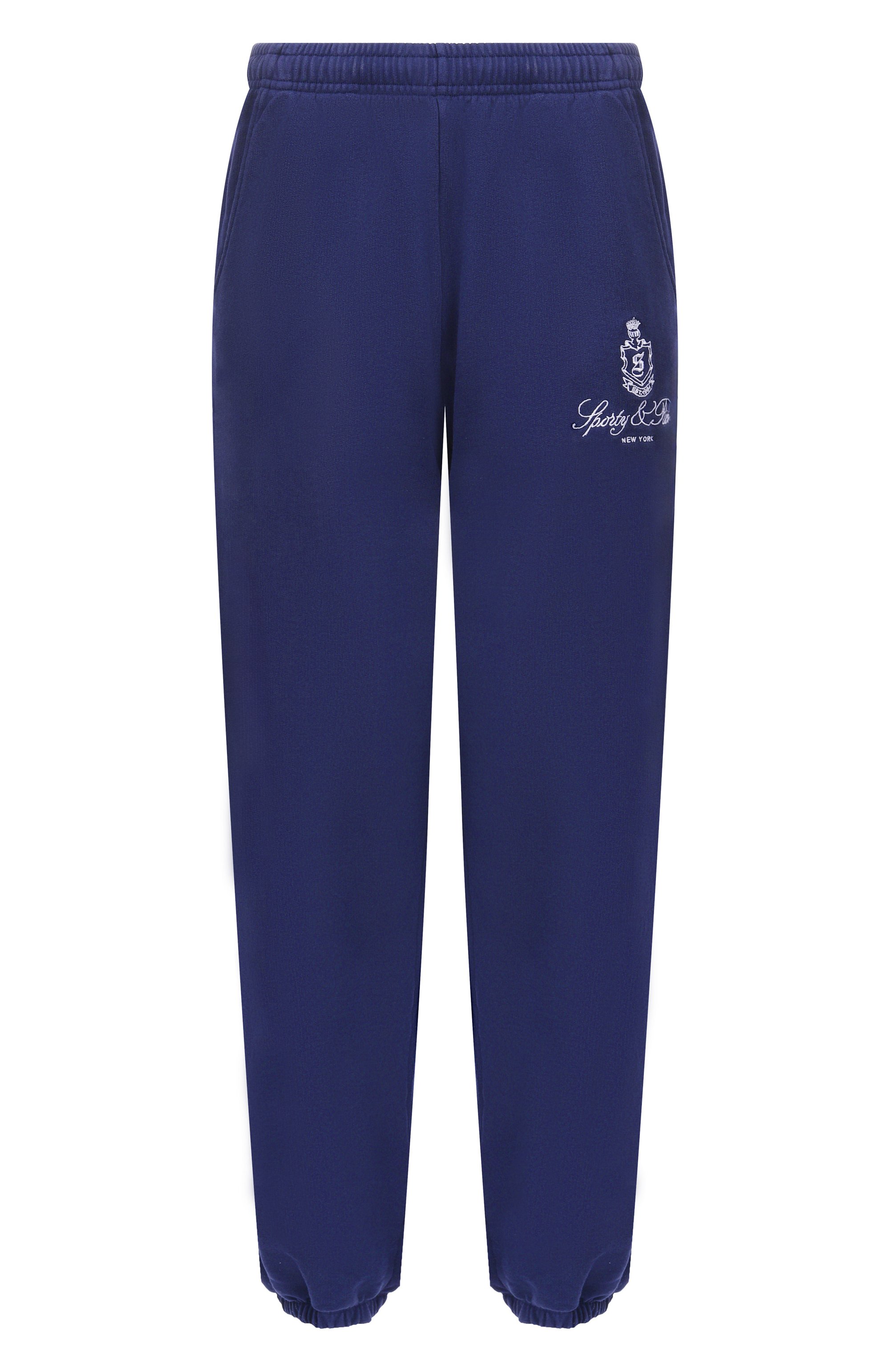 Хлопковые джоггеры SPORTY AND RICH, арт. PA036606231BL106, фото 1