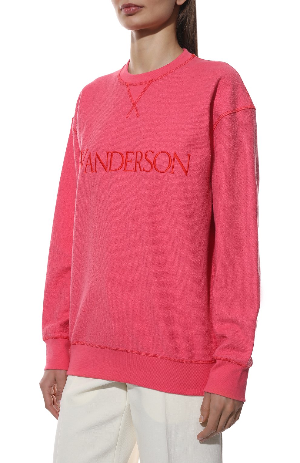 Хлопковый свитшот JW ANDERSON, арт. JW0029 PG0490, фото 3