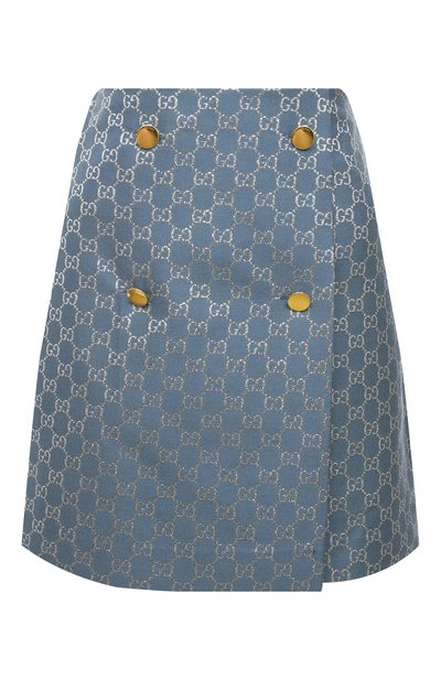 Женская юбка из шерсти и шелка GUCCI, арт. 623177 ZAD7L