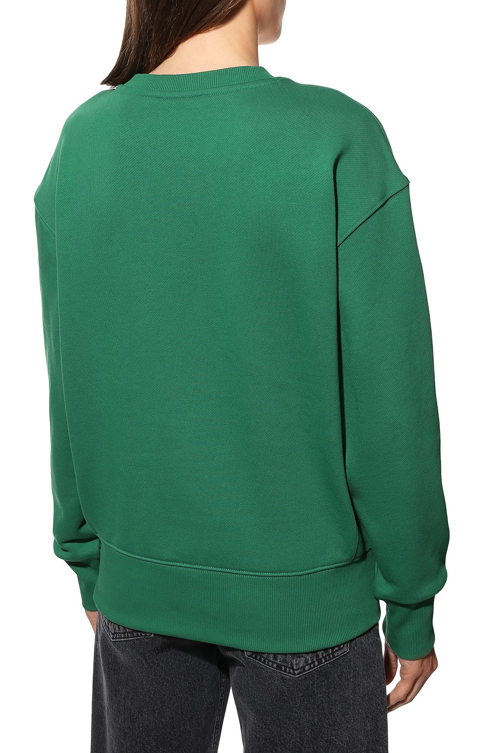 Хлопковый свитшот puma x ami PUMA зеленого цвета по цене 18400 руб., арт. 53411196, фото 4 Хлопковый свитшот puma x ami PUMA, арт. 53411196, фото 4