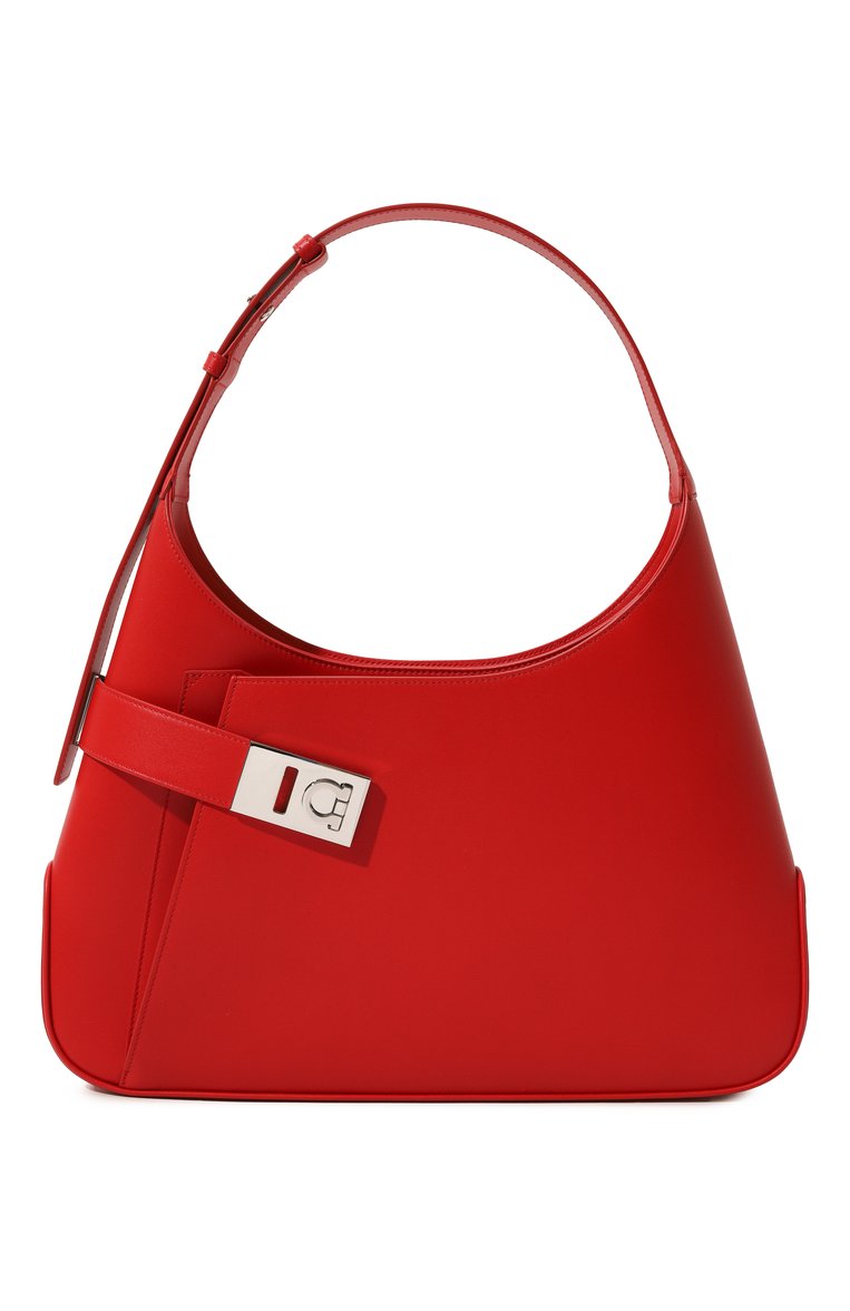 Женская сумка arch large FERRAGAMO красного цвета, арт. 215492/767 | Фото 1 (Материал: Натуральная кожа; Размер: large)