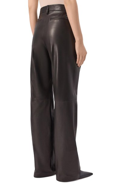 Кожаные брюки MVST, арт. M25.1PW.L010/BIG SIZE/NAPPA CREAM, фото 4