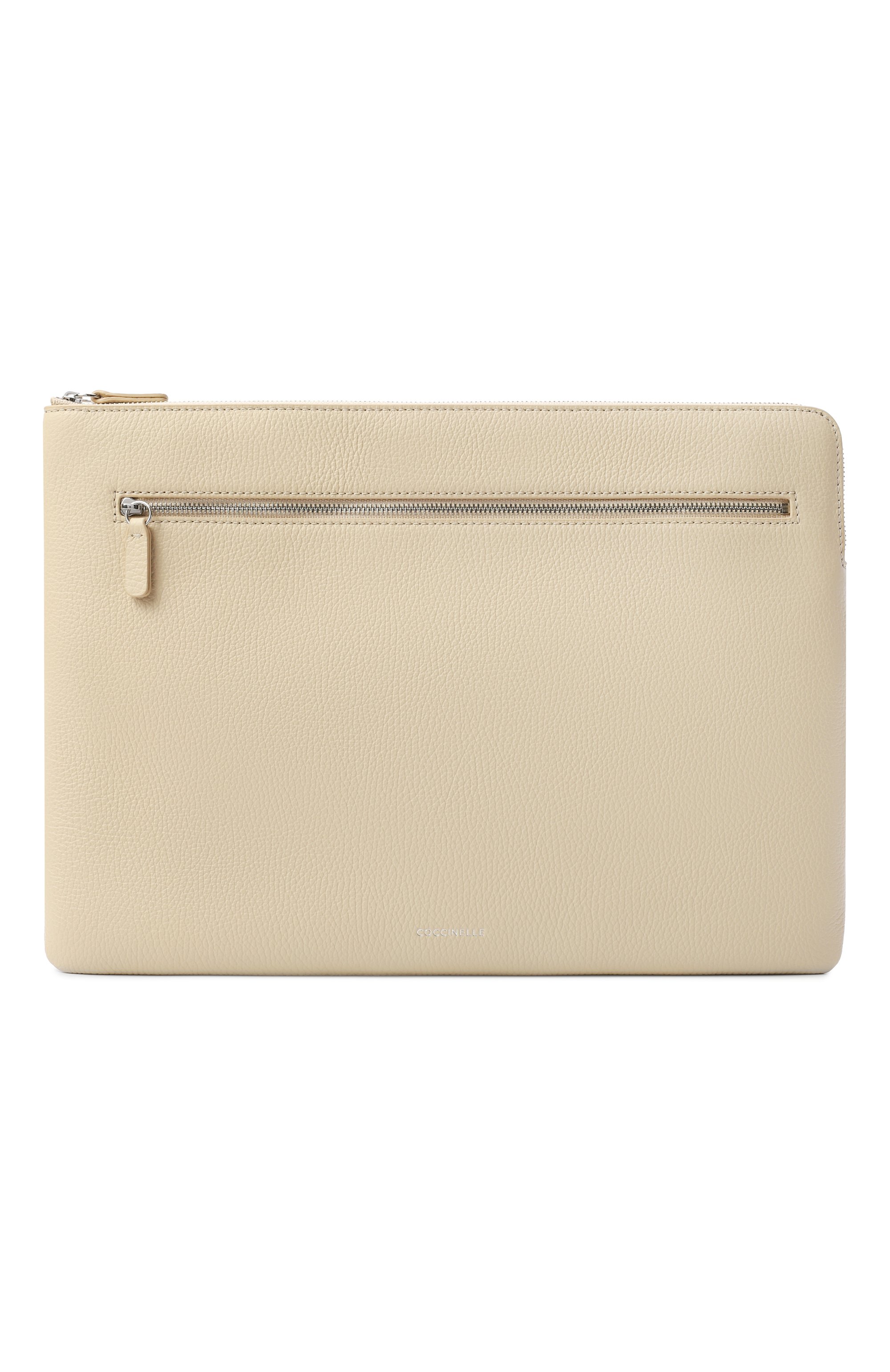 Чехол для ноутбука COCCINELLE светло-бежевого цвета по цене 13650 руб., арт. E5 MUK 86 01 01, фото 1 Чехол для ноутбука COCCINELLE, арт. E5 MUK 86 01 01, фото 1