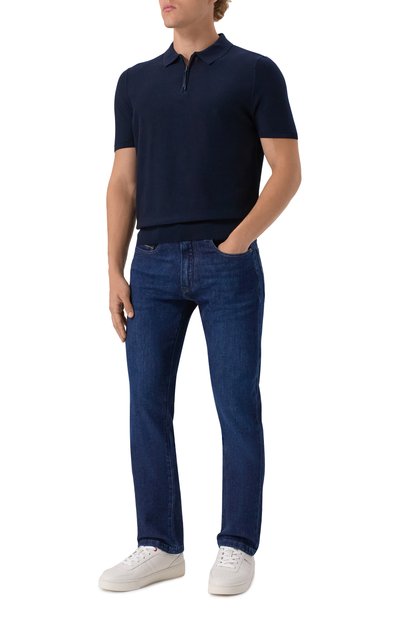 Хлопковое поло BOSS, арт. 50543149, фото 2