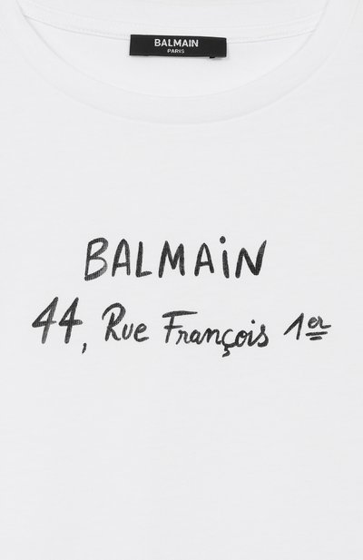 Хлопковая футболка BALMAIN, арт. BY8B11, фото 3
