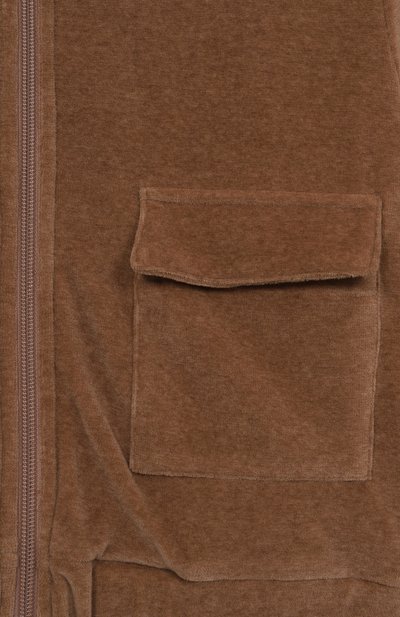 Бархатная толстовка ELEVENTY коричневого цвета по цене 26750 руб., арт. EX4A20/V0169/10-16, фото 3 Бархатная толстовка ELEVENTY, арт. EX4A20/V0169/10-16, фото 3