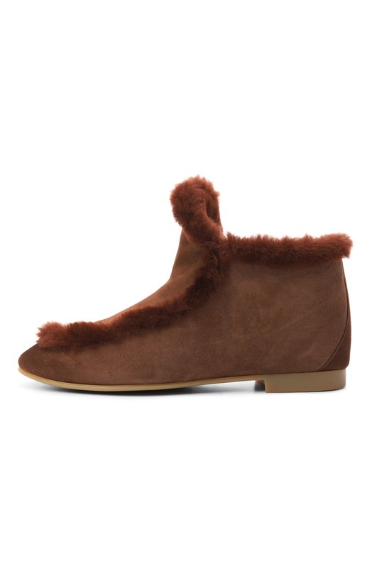 Замшевые ботинки Santoni WTVG71966G0MAHGI Коричневый  WTVG71966G0MAHGI Фото 4