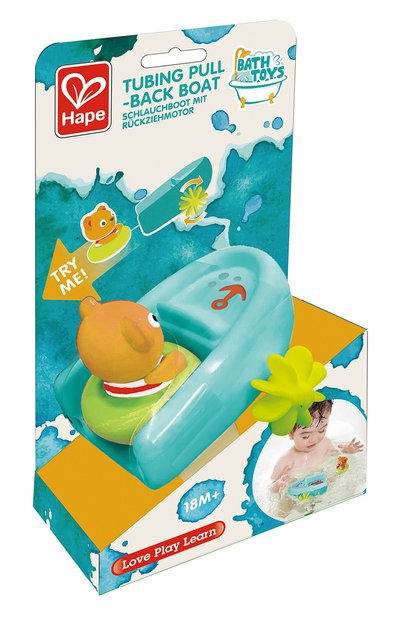 Набор для купания мишка на тюбинге HAPE, арт. E0217_HP