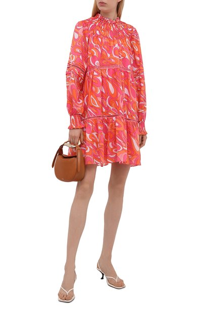 Хлопковое платье MICHAEL MICHAEL KORS разноцветного цвета по цене 27250 руб., арт. MU1808L2DH, фото 2 Хлопковое платье MICHAEL MICHAEL KORS, арт. MU1808L2DH, фото 2