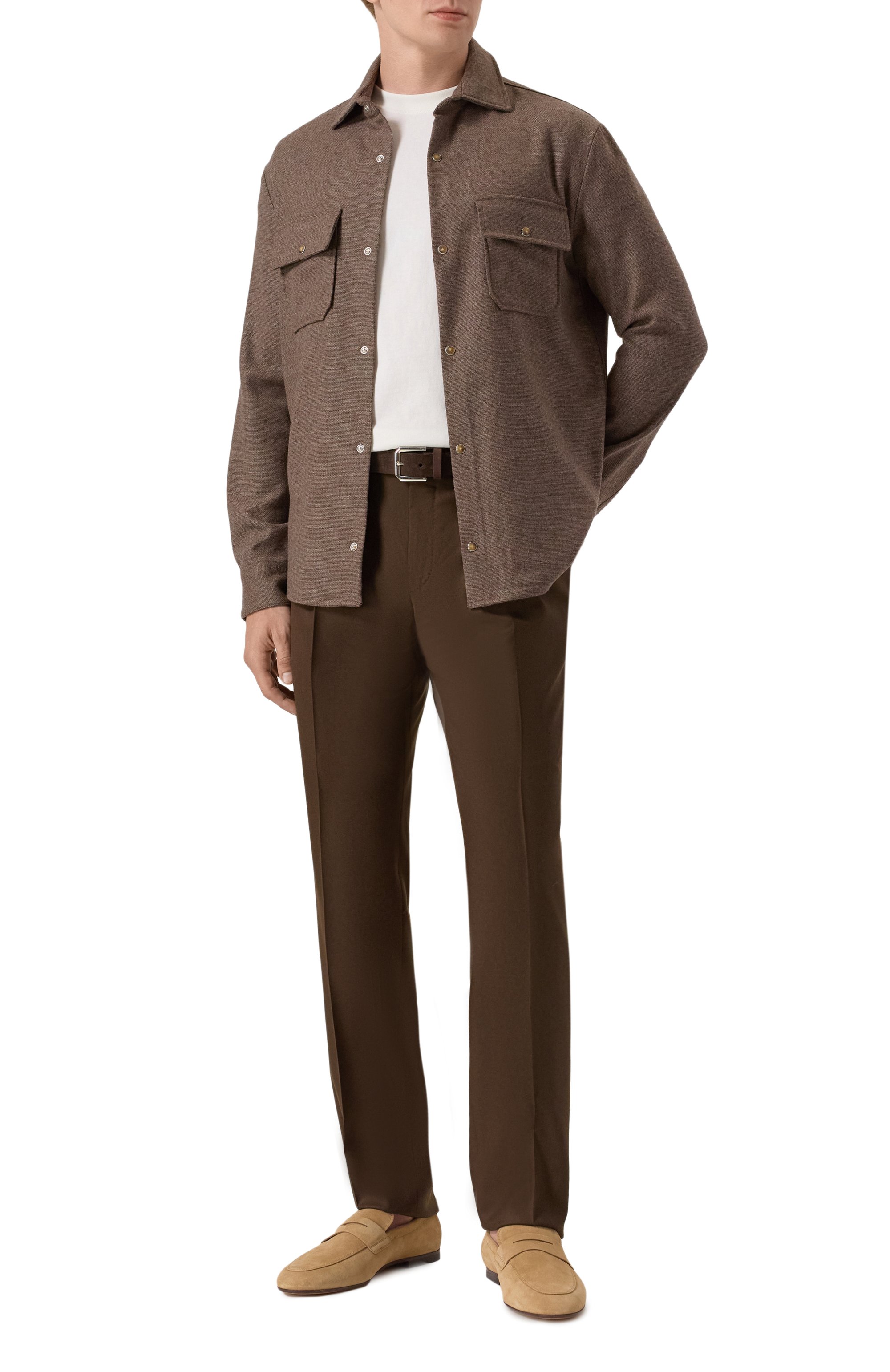 Куртка-рубашка из шерсти и кашемира MARCO PESCAROLO, арт. NEXT/5234, фото 2