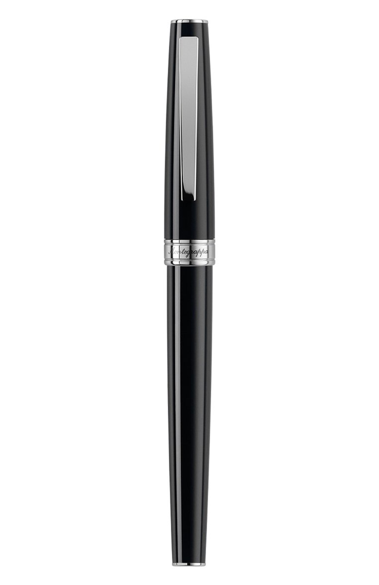 Перьевая ручка MONTEGRAPPA черного цвета, арт. ISA1R1AC | Фото 2 (Нос: Не проставлено; Региональные ограничения белый список (Axapta Mercury): Не проставлено; Материал сплава: Сталь; Ограничения доставки: m-style)