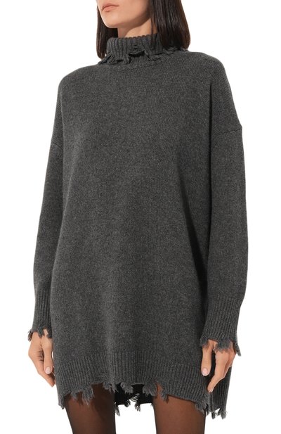 Кашемировое платье ADDICTED темно-серого цвета по цене 97580 руб., арт. MK909, фото 3 Кашемировое платье ADDICTED, арт. MK909, фото 3