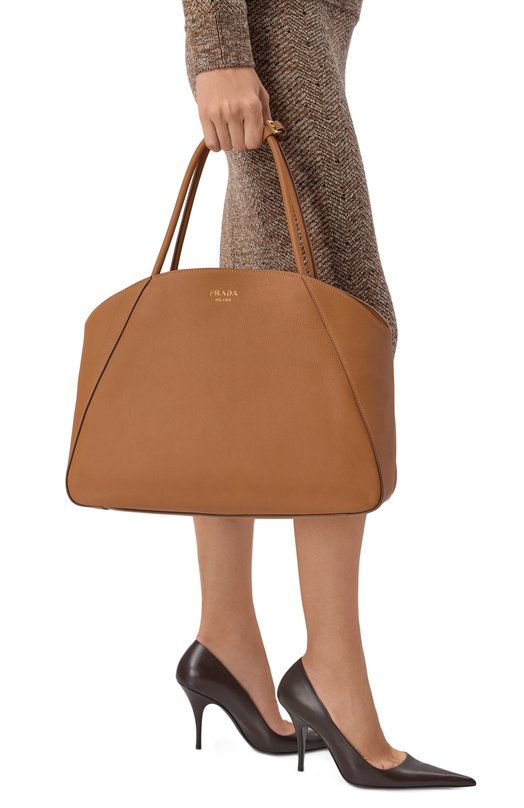 Сумка-тоут Prada 1BG510/2CYS Коричневый  1BG510/2CYS Фото 2