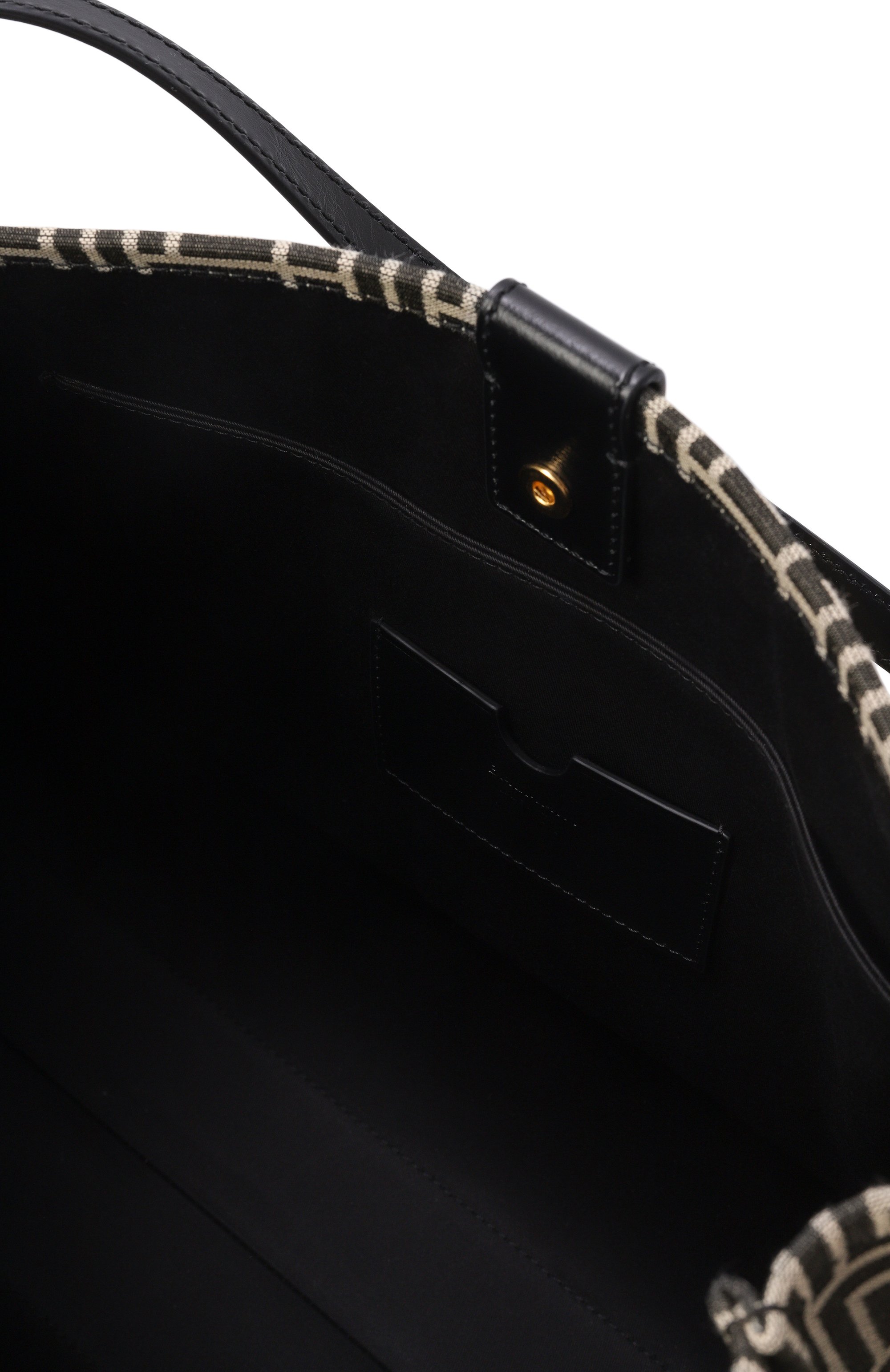 Сумка-тоут release medium BALMAIN черно-белого цвета по цене 99500 руб., арт. GN1FF034/TJMB, фото 5 Сумка-тоут release medium BALMAIN, арт. GN1FF034/TJMB, фото 5