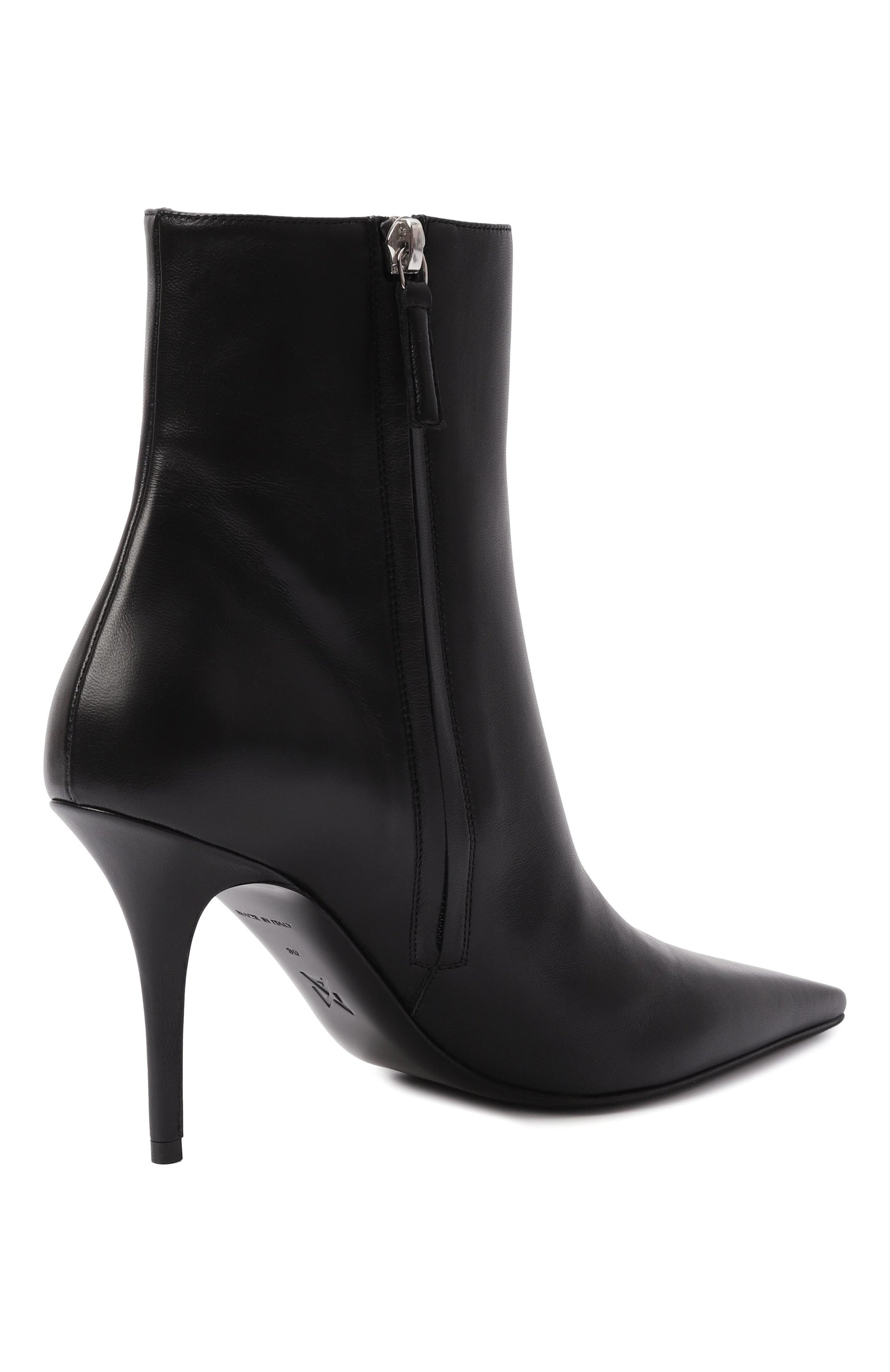 Кожаные ботильоны barbara 90 AMINA MUADDI, арт. BARBARA B00TIE, фото 5