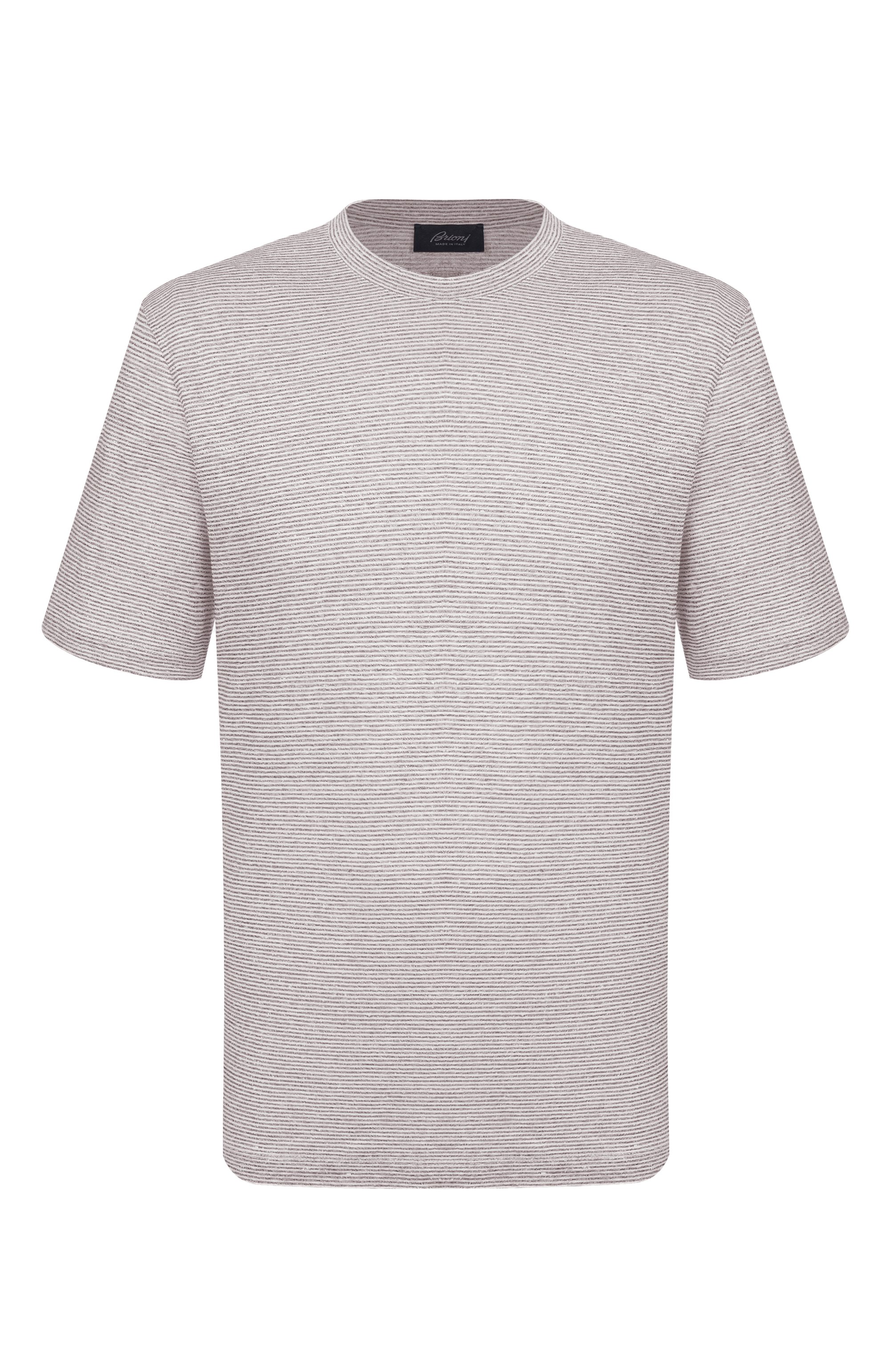 Футболка изо льна и хлопка BRIONI, арт. UJPQ0L/PD604, фото 1