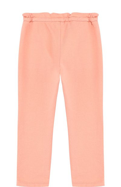 Хлопковые брюки прямого кроя на кулиске CHLOÉ, арт. C04112/2A-3A, фото 2