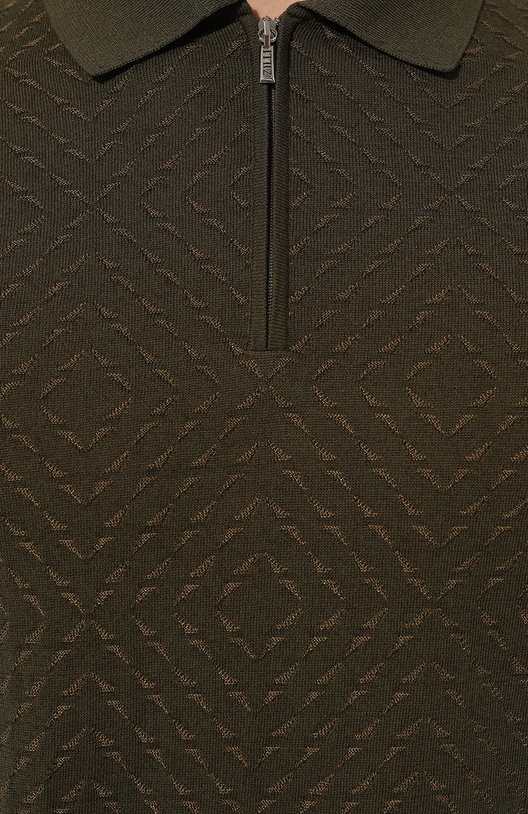 Поло из шелка и хлопка ZILLI, арт. KZP002M0145VVM000, фото 1