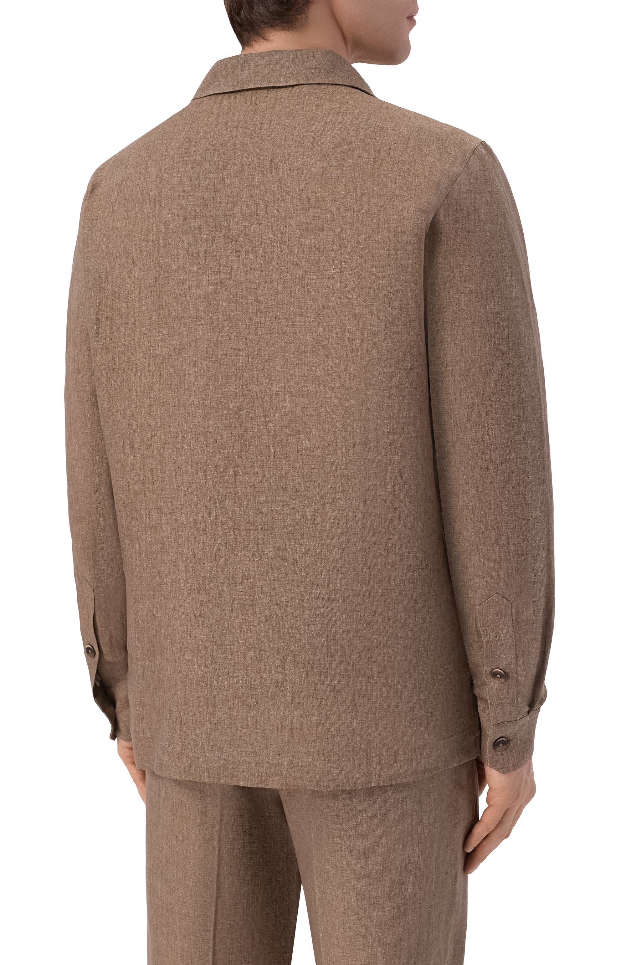 Льняная рубашка CAPOBIANCO, арт. 20M515.LL00., фото 4