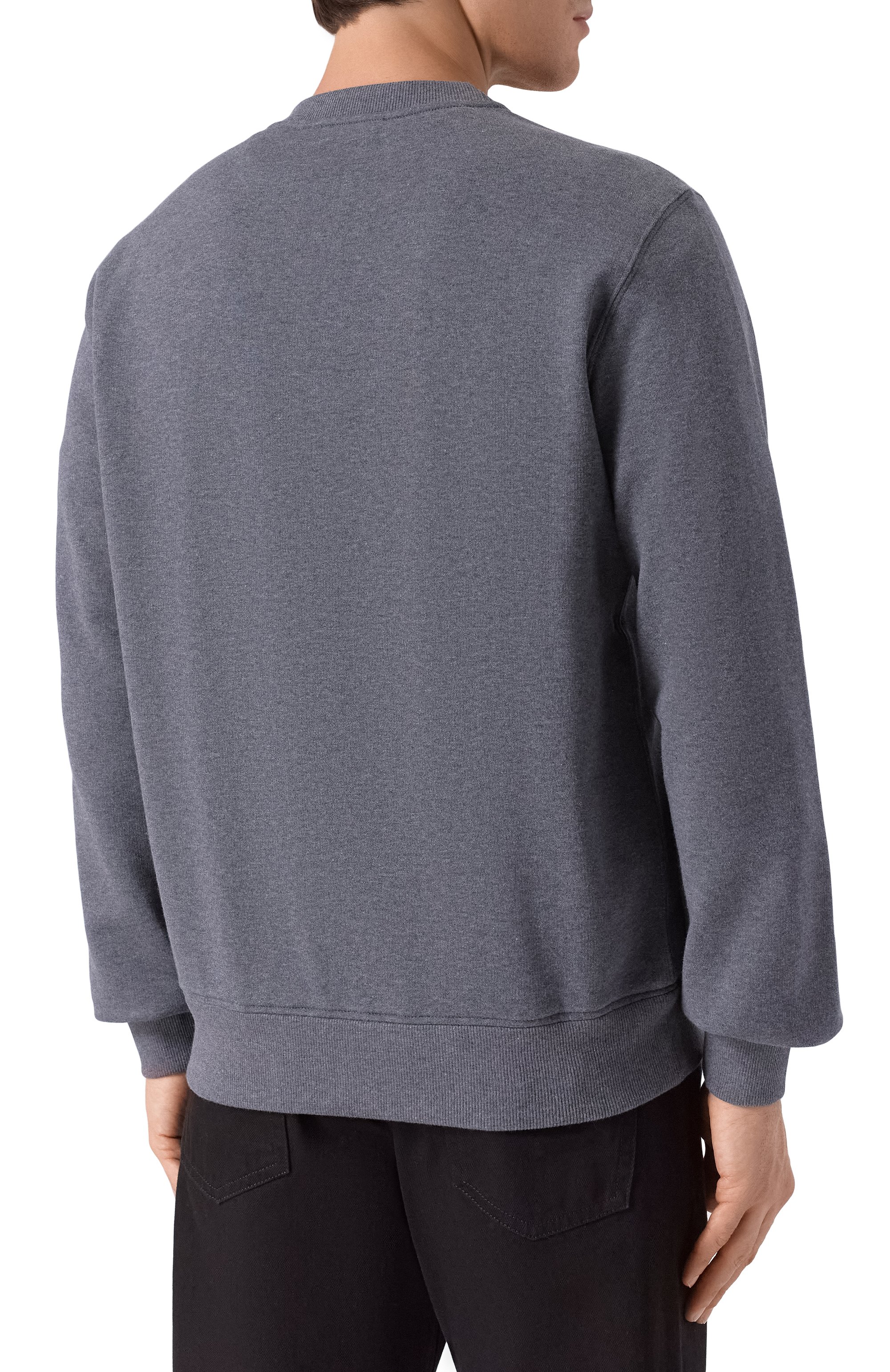 Хлопковый свитшот DOLCE & GABBANA серого цвета по цене 111500 руб., арт. G9ABJZ/G7PJ7, фото 4 Хлопковый свитшот DOLCE & GABBANA, арт. G9ABJZ/G7PJ7, фото 4