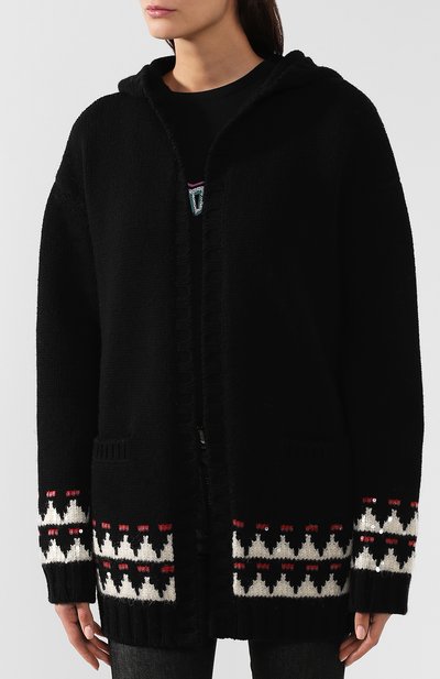 Шерстяной кардиган SAINT LAURENT, арт. 585013/YAFR2, фото 3