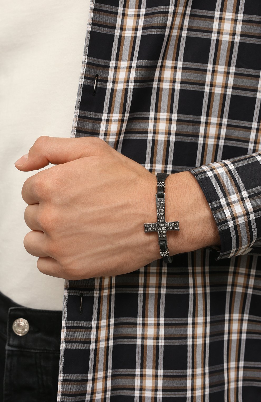 Кожаный браслет кресту господню GL JEWELRY, арт. GL410011-S97-01, фото 2