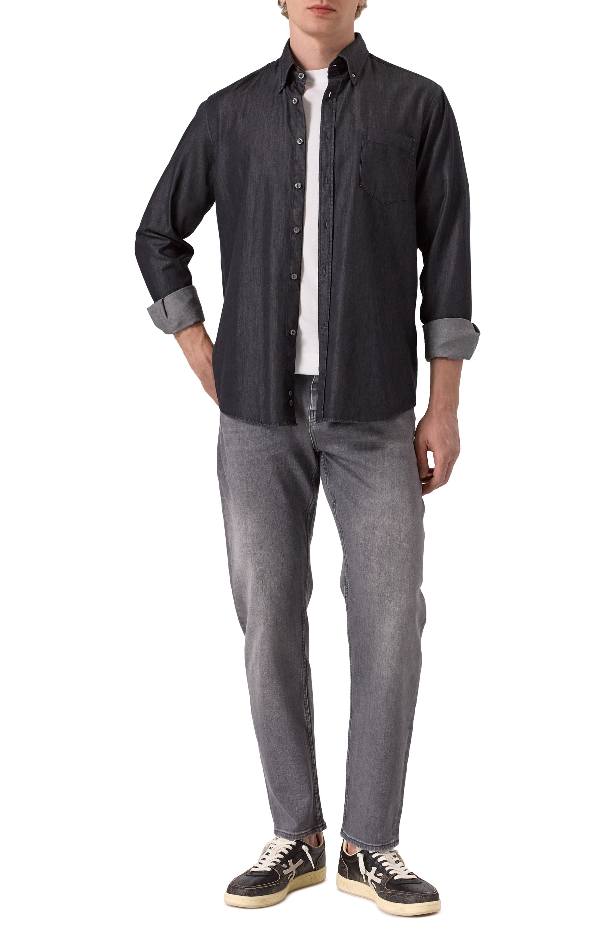 Кожаные кеды bskt clay PREMIATA, арт. BSKTCLAY/VAR 7265, фото 2