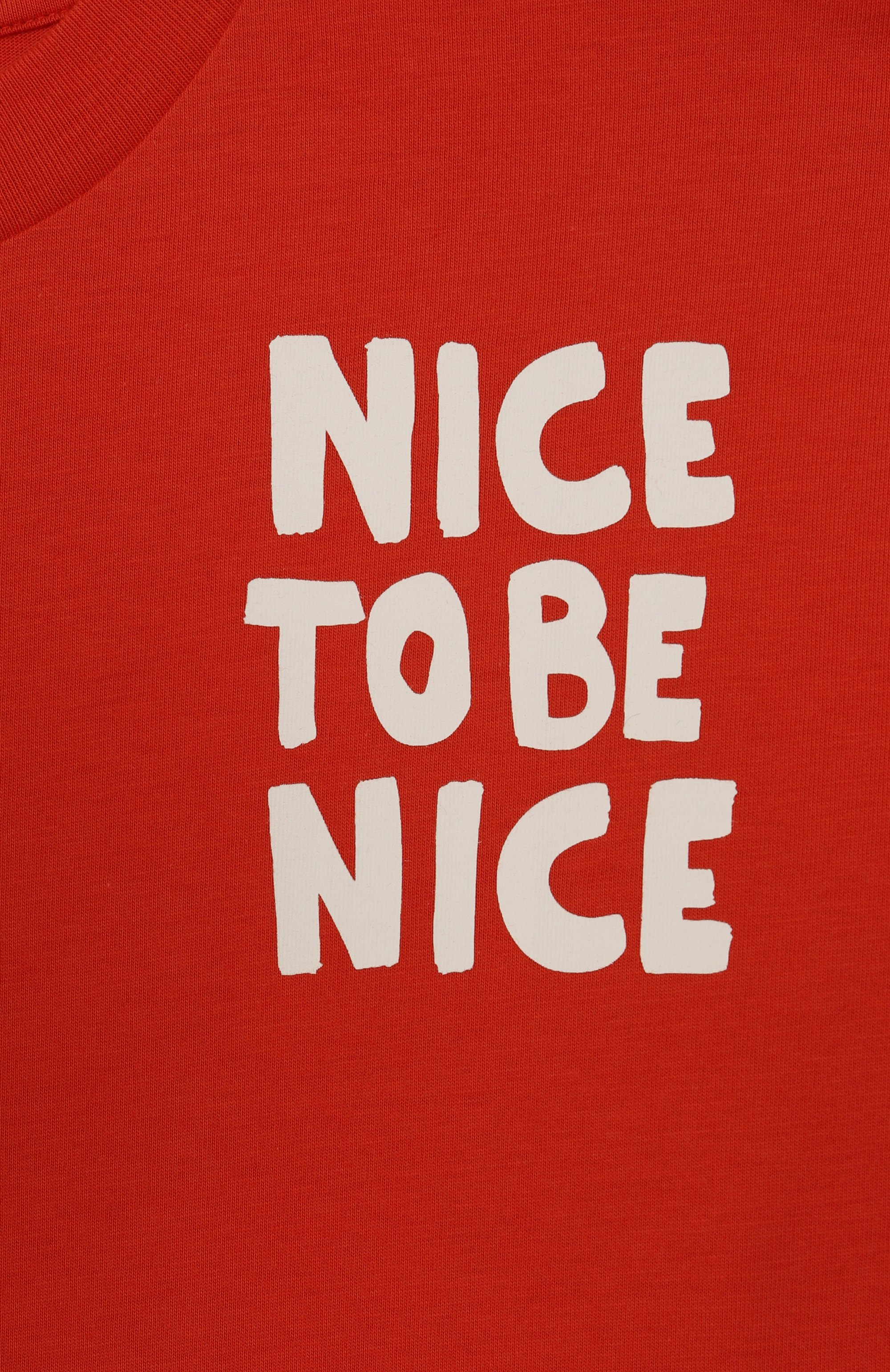 Хлопковая футболка STELLA MCCARTNEY красного цвета по цене 9255 руб., арт. TX8R61, фото 3 Хлопковая футболка STELLA MCCARTNEY, арт. TX8R61, фото 3