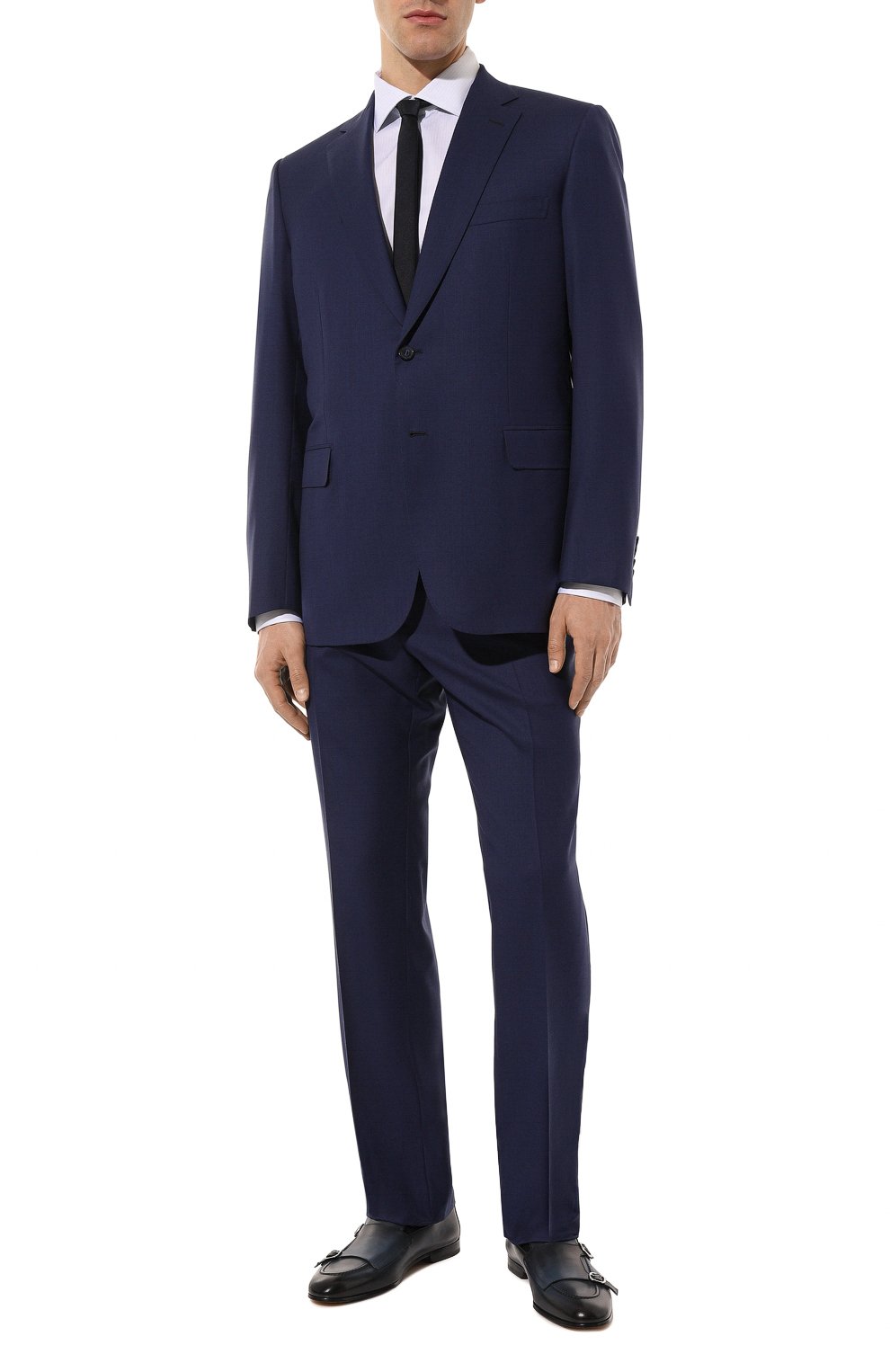 Хлопковая сорочка ZEGNA, арт. 501046A5/9MS0MT, фото 2