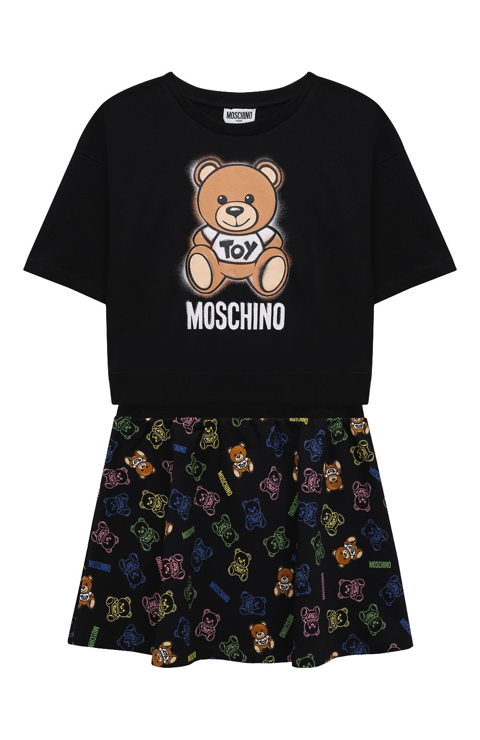 Комплект из футболки и юбки MOSCHINO, арт. HDG004/LDB48/10A-14A, фото 1