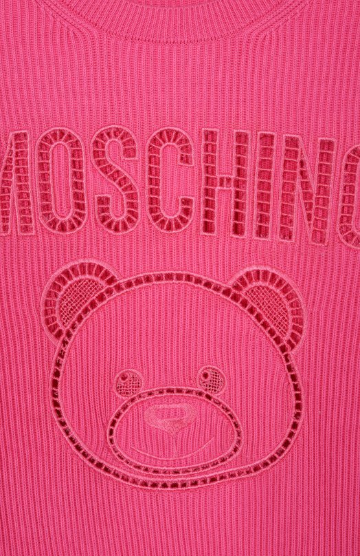 Хлопковый пуловер Moschino 3