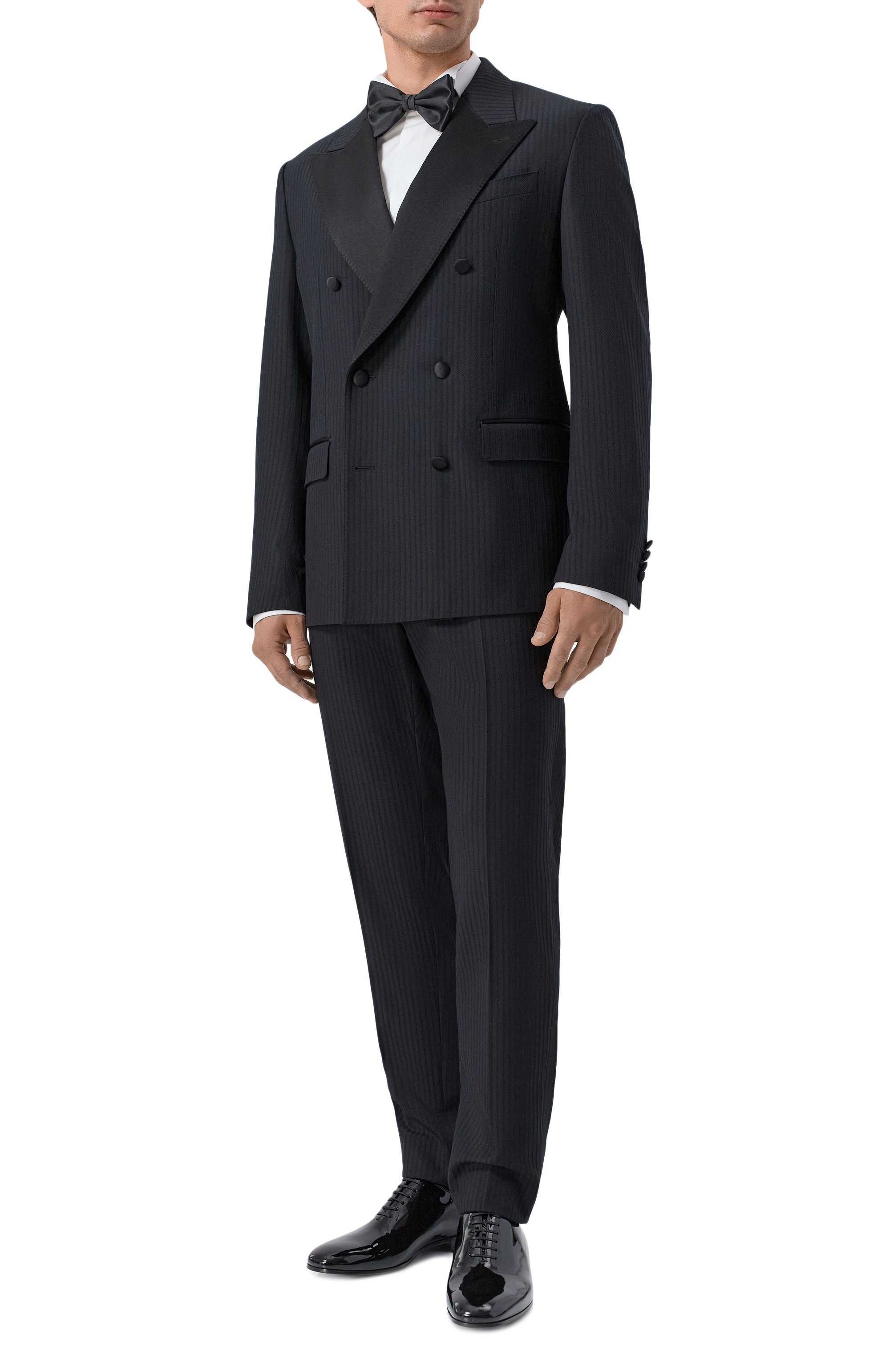 Брюки из шерсти и шелка DOLCE & GABBANA, арт. GYA5MT/FR225, фото 2