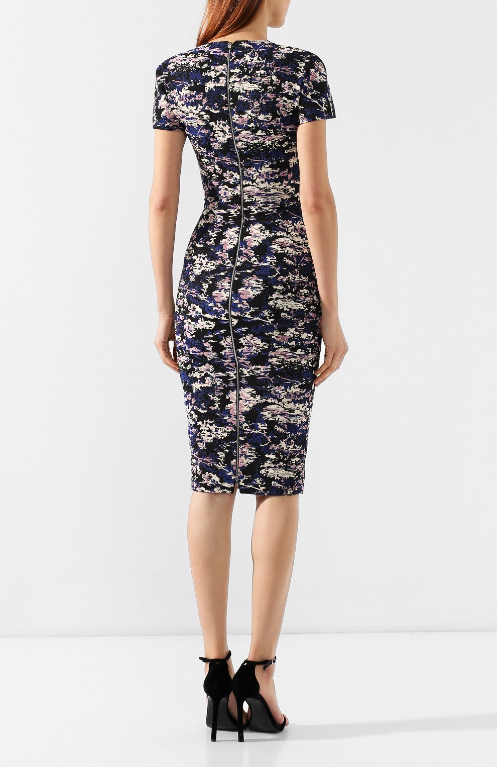 Приталенное платье VICTORIA BECKHAM, арт. DR FIT 6750 PSS19 CAM0 JACQUARD, фото 4