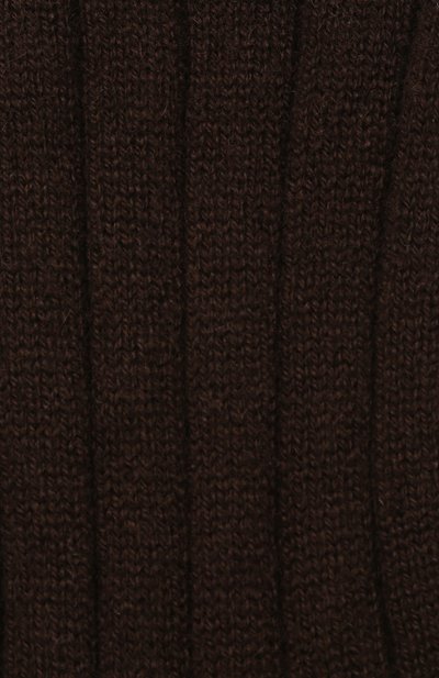 Кашемировые носки LORO PIANA коричневого цвета по цене 13850 руб., арт. FAF8553, фото 2 Кашемировые носки LORO PIANA, арт. FAF8553, фото 2