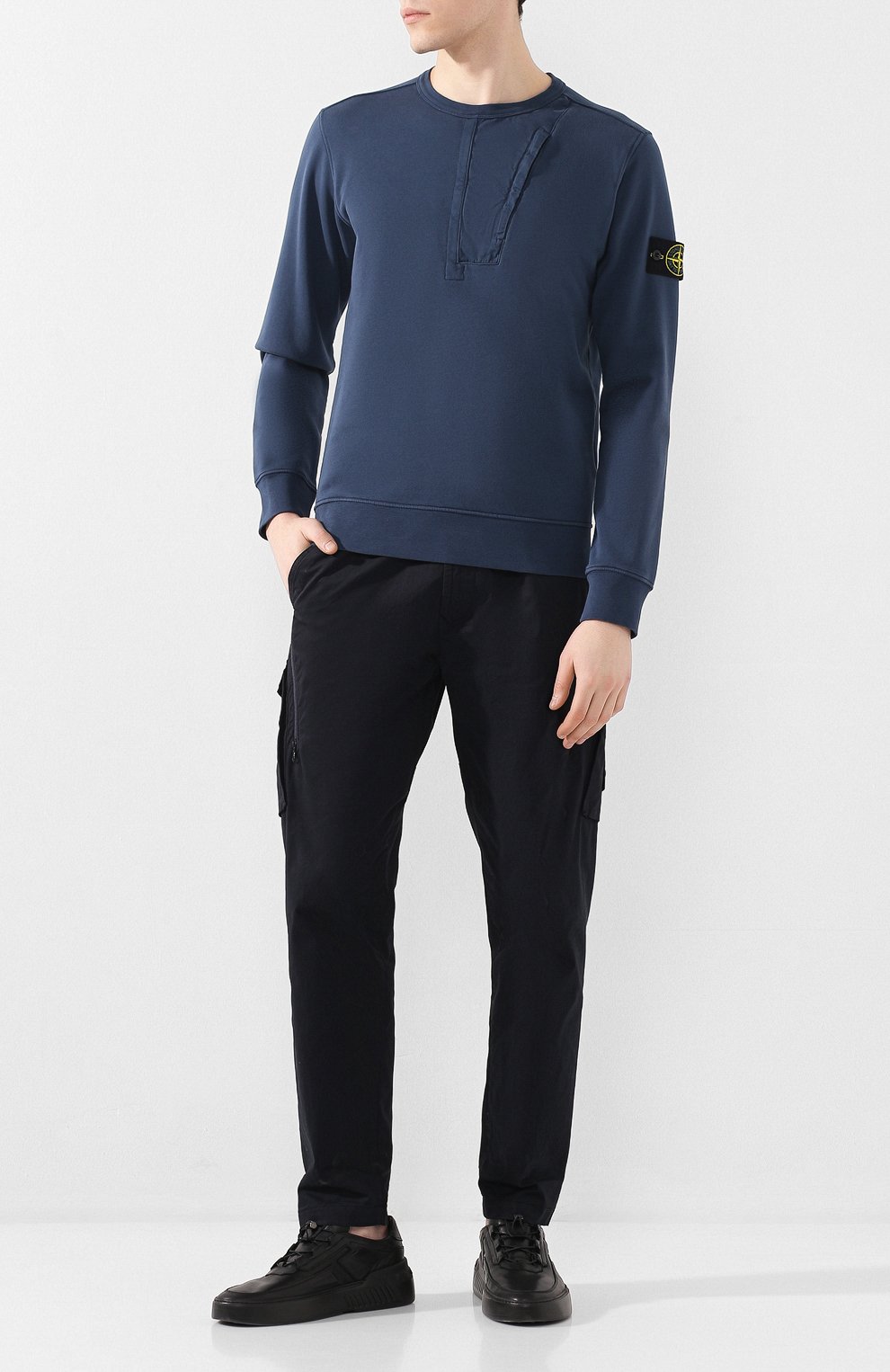 Хлопковый свитшот STONE ISLAND, арт. 721563151, фото 2